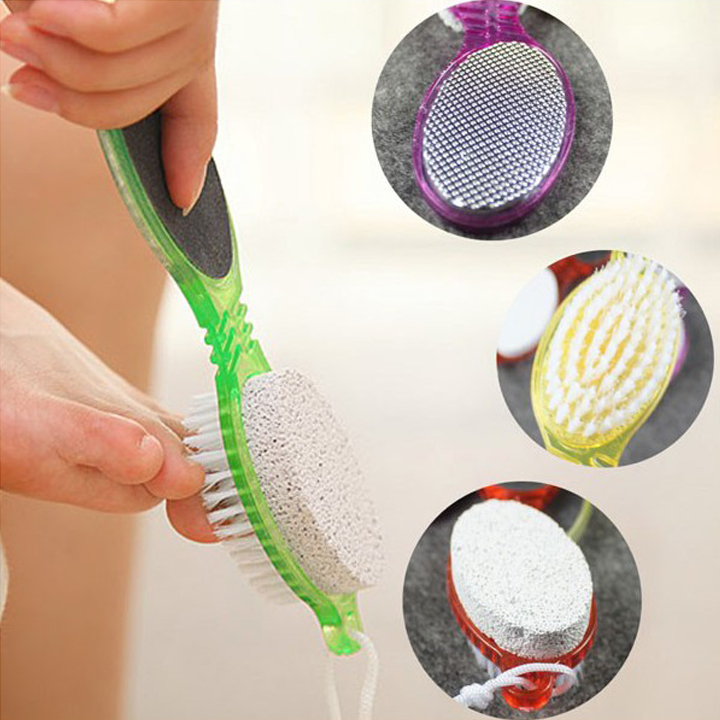 Bàn Chải Chà Gót Chân 4 Trong 1
