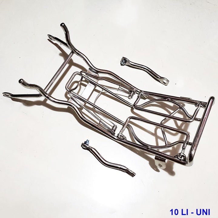BAGA GIỮA CUB 125 - INOX 10 LI MẪU K2