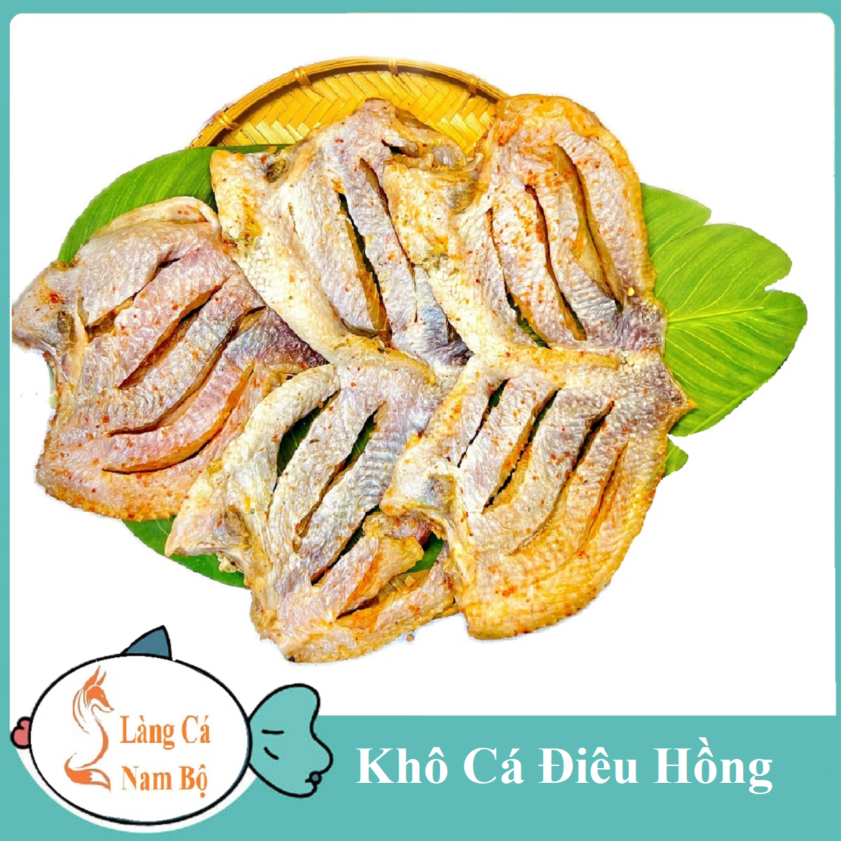 KHÔ CÁ ĐIÊU HỒNG PHI LÊ 500GR LÀNG CÁ NAM BỘ-Khô cá điêu hồng có thịt thơm ngon
