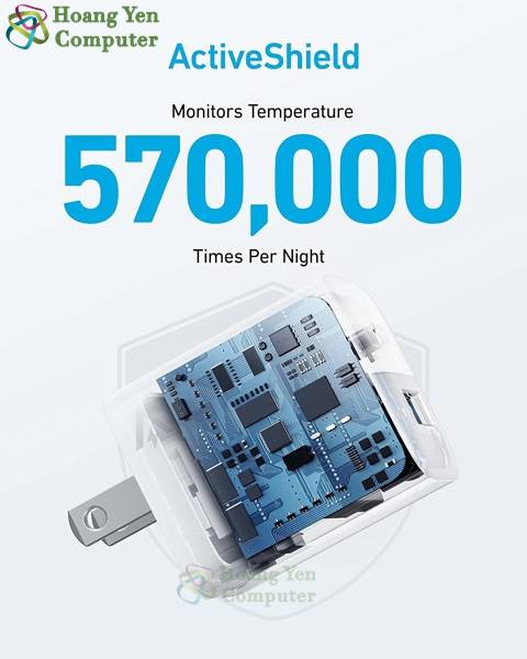 Cốc Sạc Nhanh Mini Anker 323 A2331 (QC3.0 18W, PD 20W, PD 33W) - BH 12 tháng