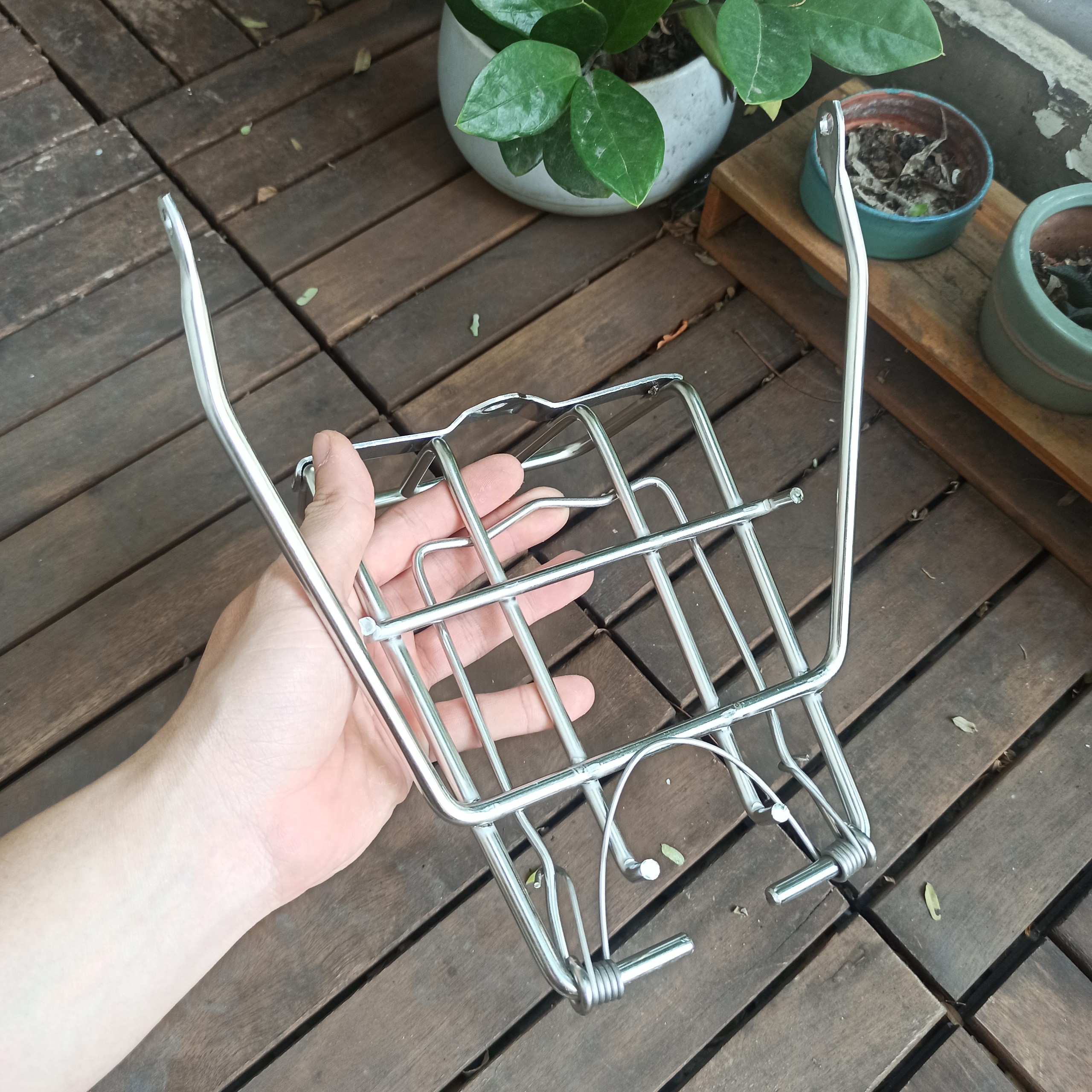 Baga mũi ( baga trước) inox cho xe dream có kẹp