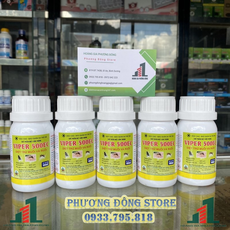 Thuốc diệt muỗi và côn trùng VIPER 500EC - 100ML