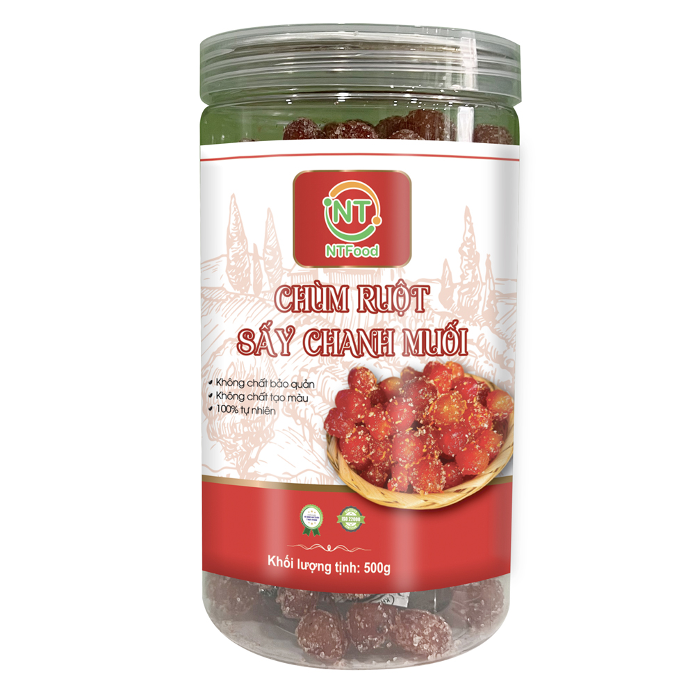 Chùm ruột chanh muối NTFood 500gr - Nhất Tín Food