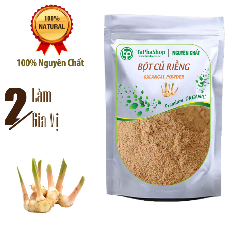 Bột Củ Riềng Nguyên Chất 200g - Thảo Dược Tấn Phát