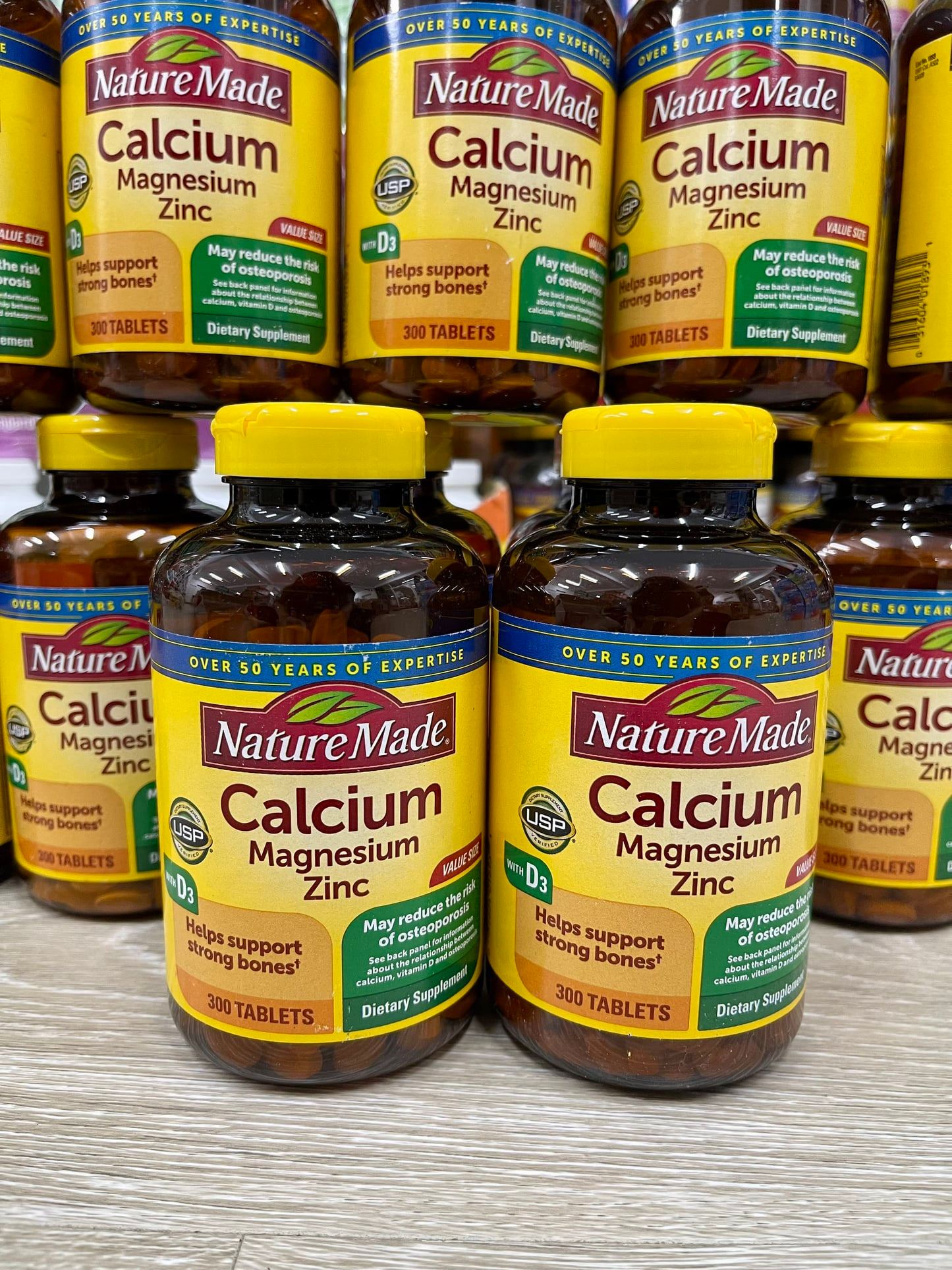 VitaminD Nature made calcium magnesium zinc D3