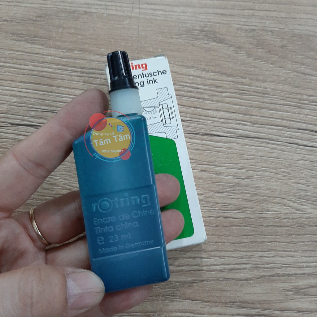 Mực Roting / mực châm dùng cho bút kim vẽ kỹ thuật Rotring Isograph Ink