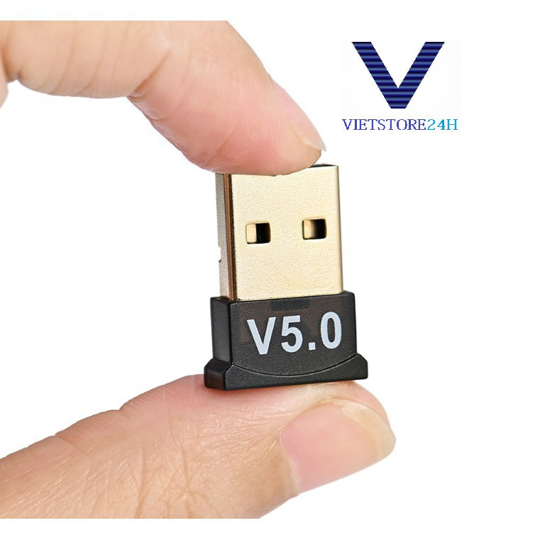 USB Bluetooth 5.0 Dongle CSR, thu phát bluetooth tốc độ cao cho PC và Laptop