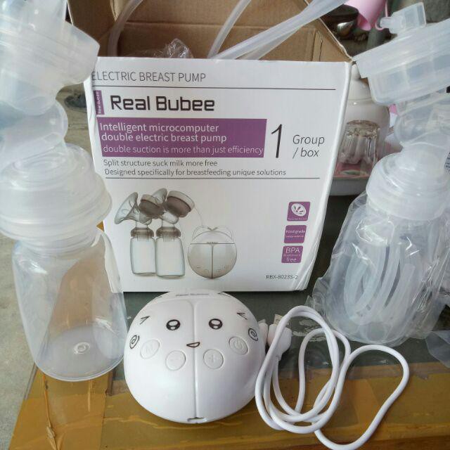 [Tặng 5 Lót Thấm Sữa] MB88 Máy hút sữa điện đôi Real bubee