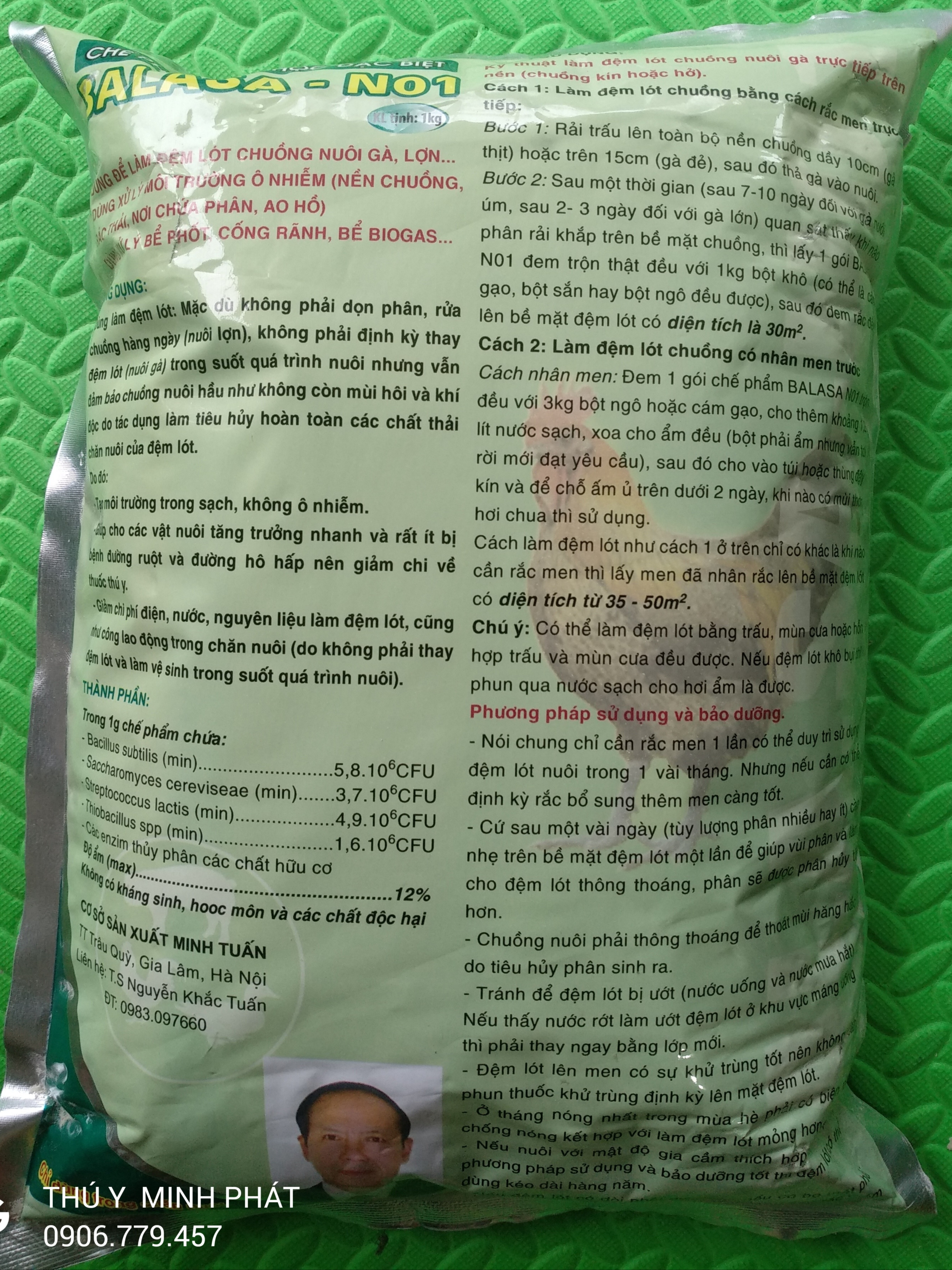 Chế phẩm sinh học BALASA NO1 gói 1kg