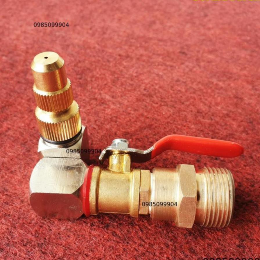 [HCM]Bộ Béc xịt rửa máy lạnh xoay 360 độ - Có Chỉnh Tia - Ngắn - phụ kiện máy xịt rửa xe cao áp dụng cụ vòi xịt vệ sinh máy lạnh điều hoà