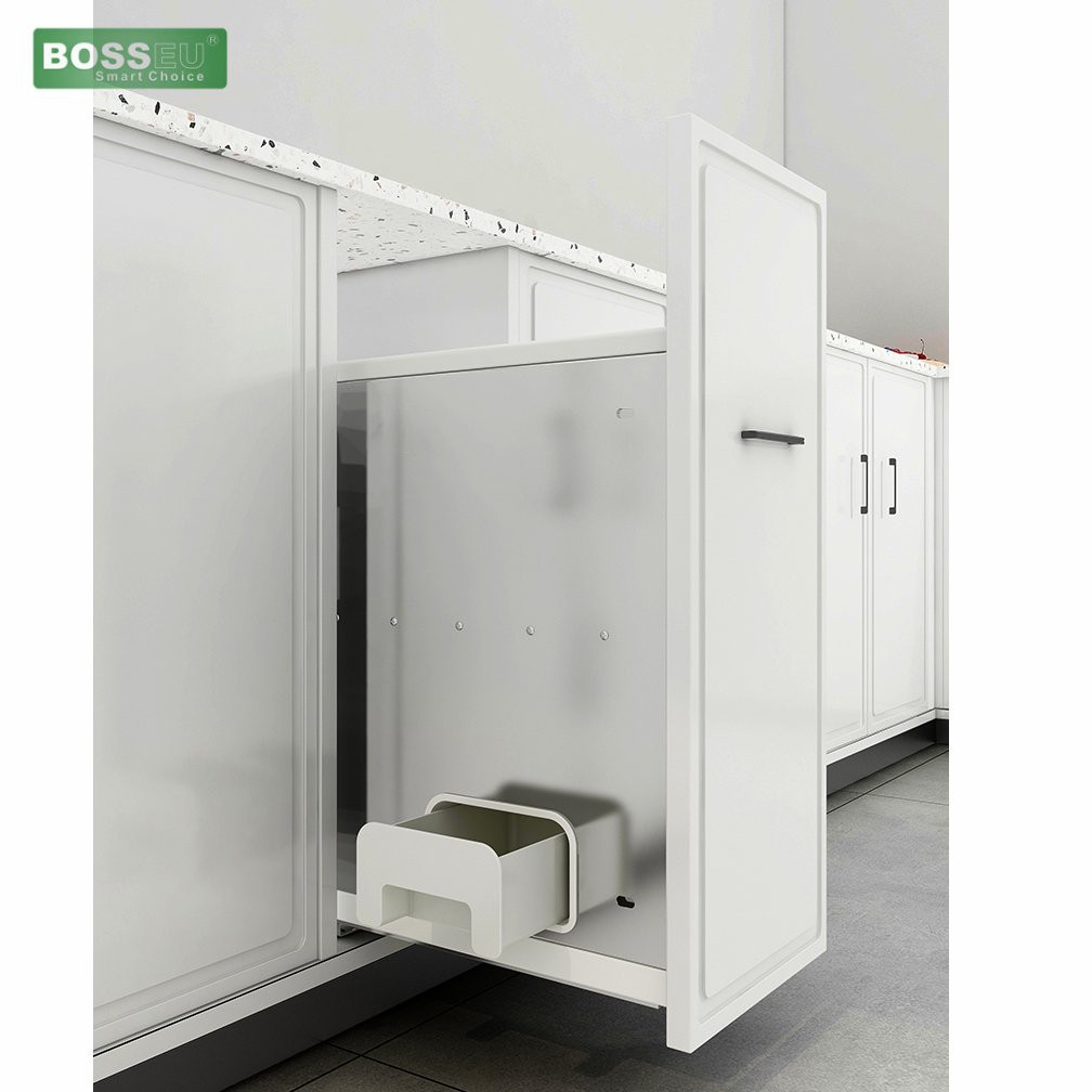 Thùng gạo gắn cánh ray âm cao cấp lắp tủ bếp