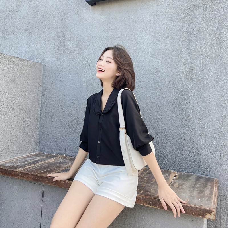Áo sơmi cổ xếp ly Elly clothing