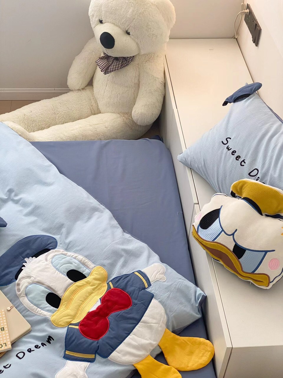 Bộ Chăn ga gối cotton line DISNEY