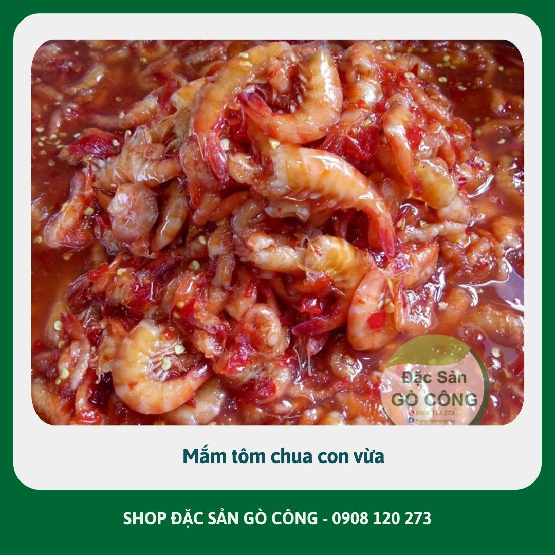 Mắm tôm chua Gò Công - Shop Đặc Sản Gò Công (hủ 500gr)