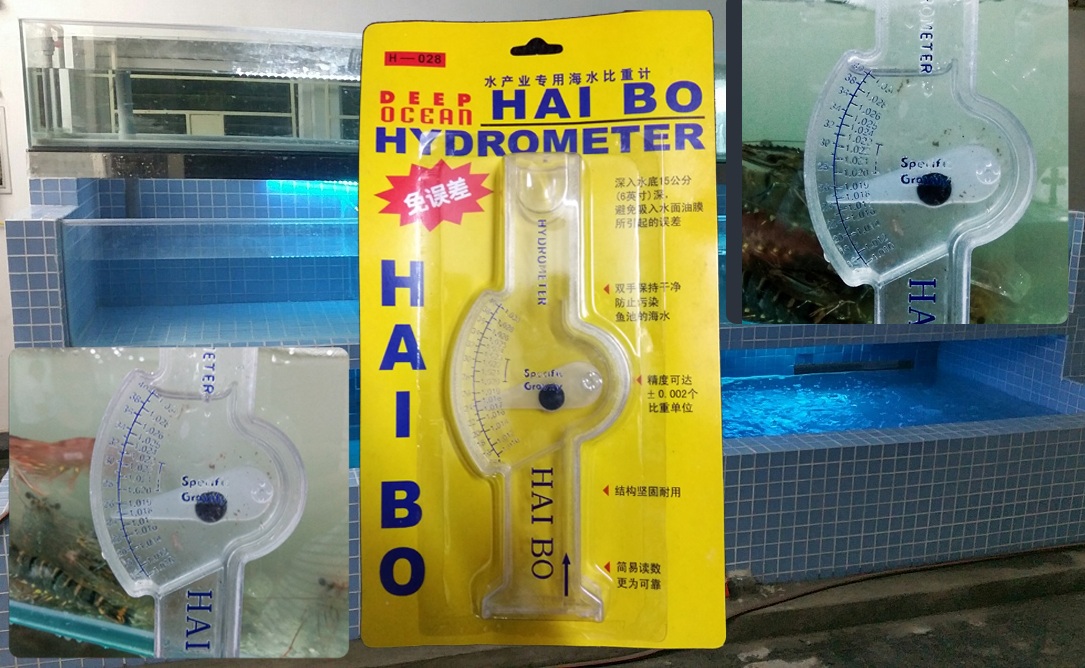 Thước đo độ mặn nước HAIBO H-028 cho hồ cá cảnh (Hàng Chính Hãng)