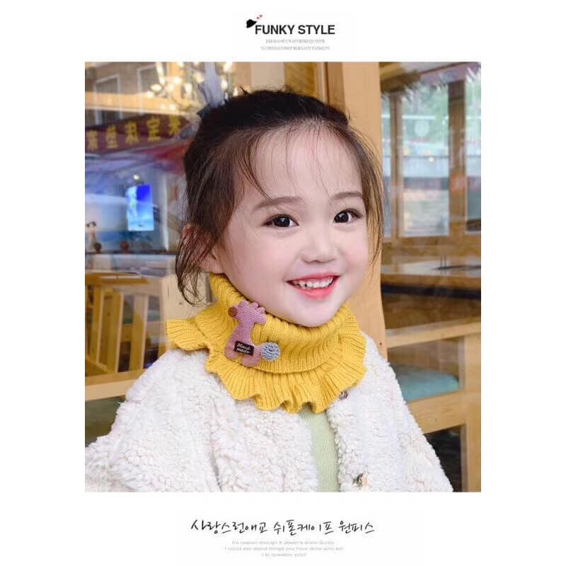 [HCM]Khăn len ống giữ ấm cổ cho bé