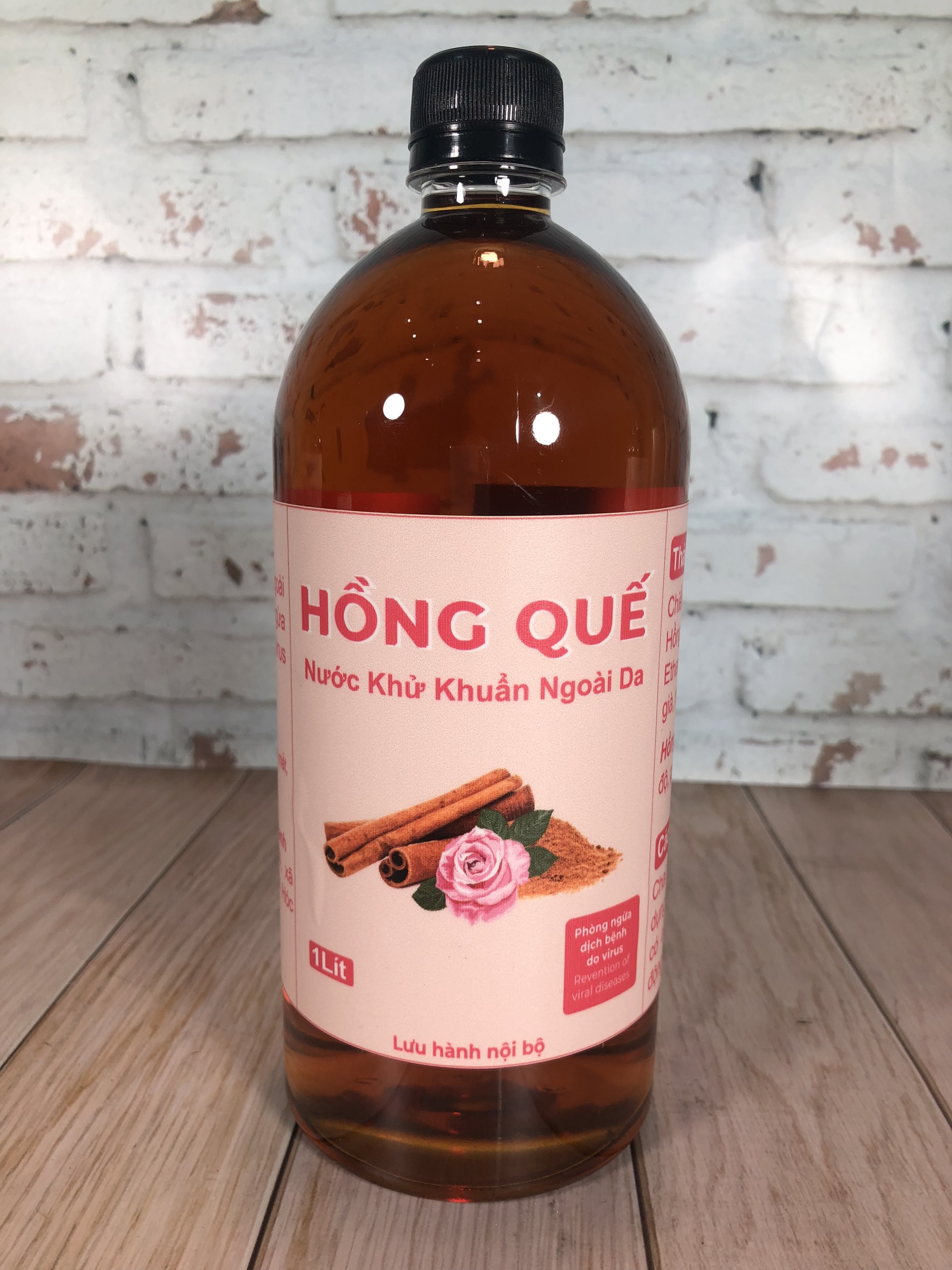 HỒNG QUẾ [nước rửa tay khử khuẩn], chai 1 lit