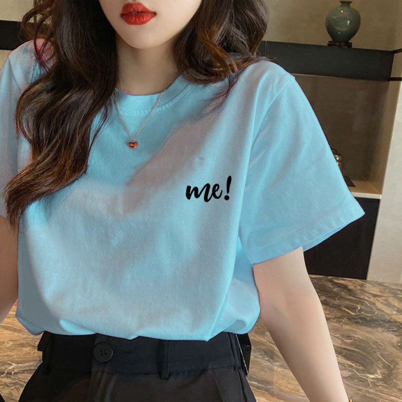 Áo phông in chữ ME T022