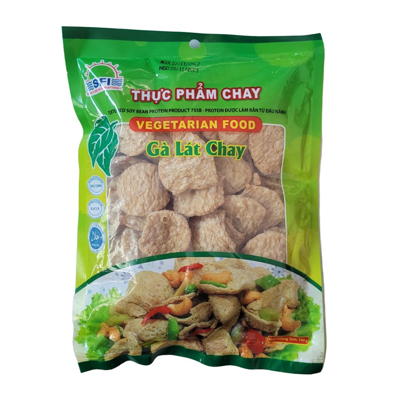 Túi 100gr Gà lát chay thực phẩm chay từ đậu nành