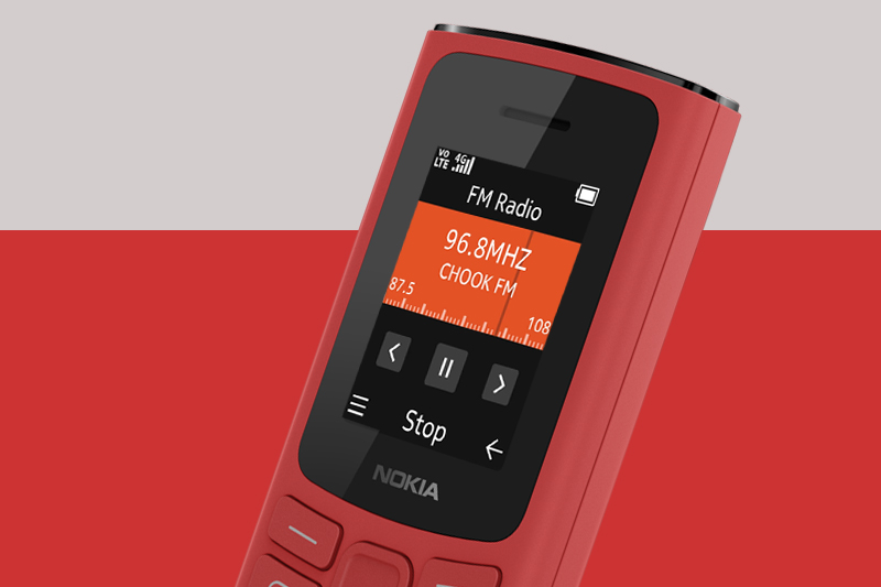 Điện thoại Nokia 105 4G - Danh bạ 2000 số - H&agrave;ng mới 100%