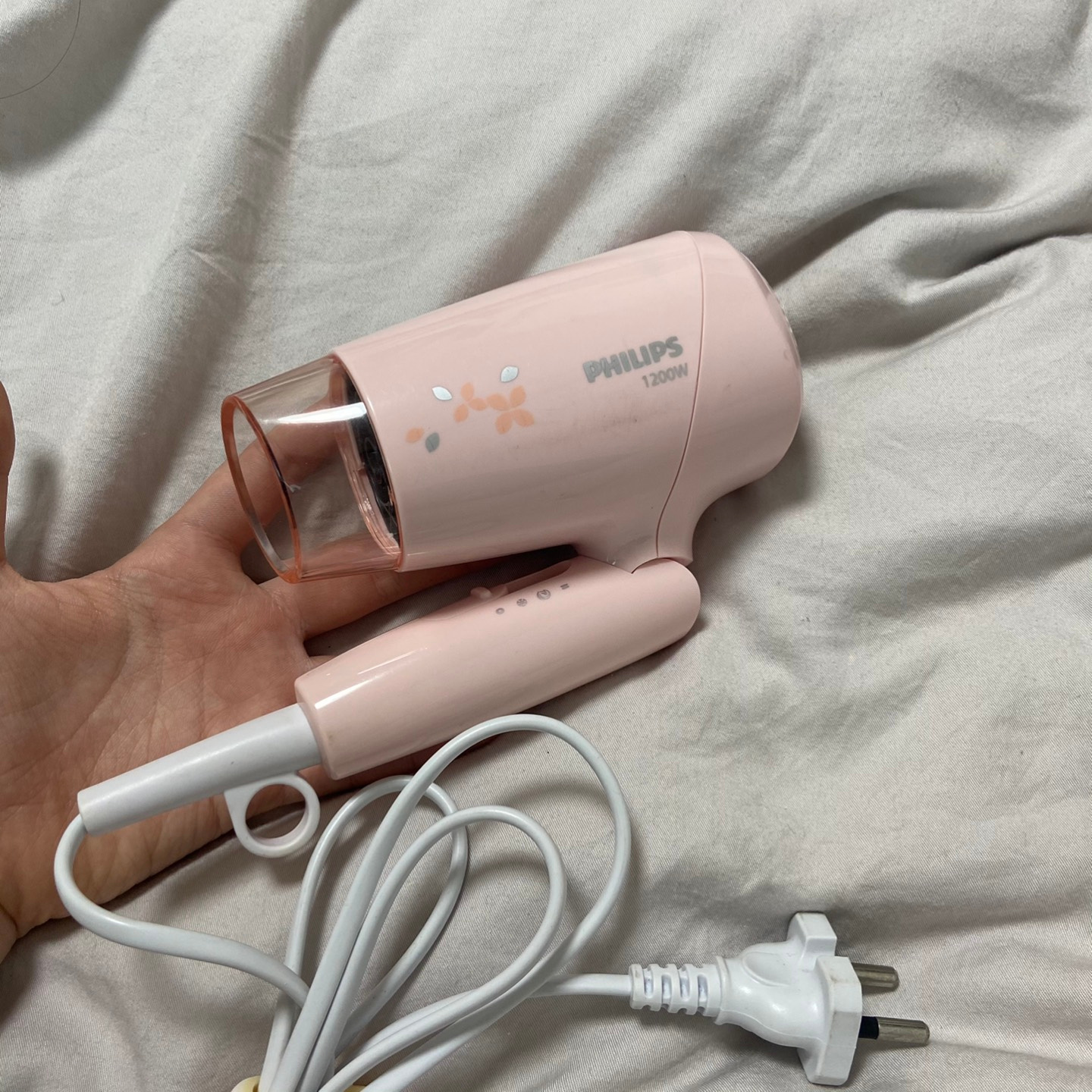 Máy sấy tóc Philips BHC010 (Hồng) - Hàng nhập khẩu
