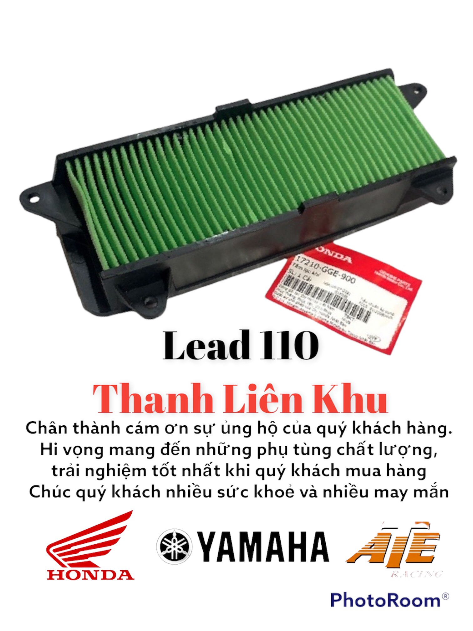 Lọc Gió Lead 110 Honda (có thể dùng chung cho SCR 110)