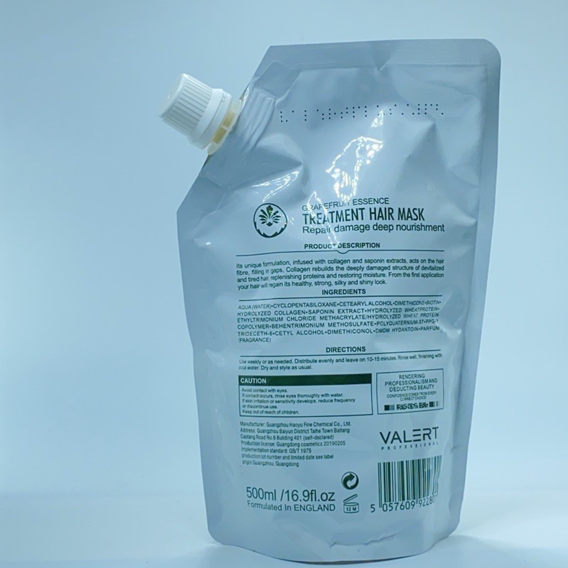 Kem Hấp Ủ dưỡng tóc bưởi Grapetruit Kích Thích Mọc Tóc 500ml.