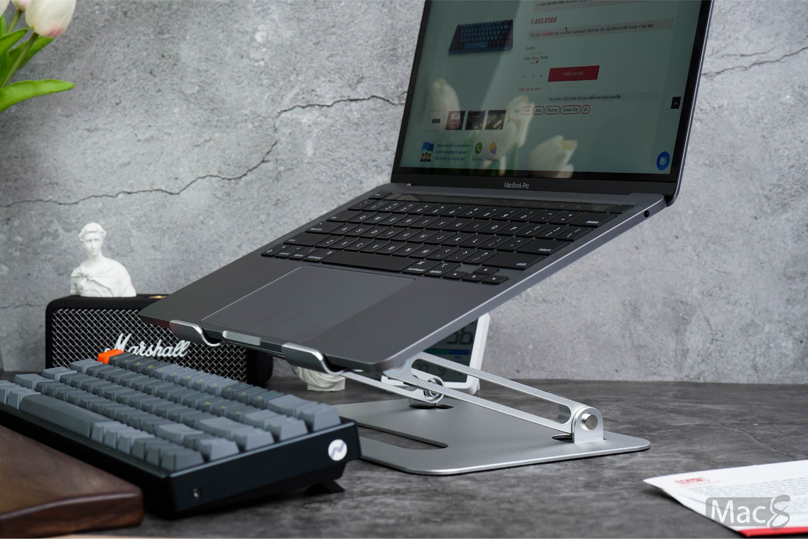Giá đỡ Laptop khung nhôm HyperWork L1