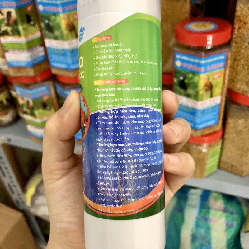 MrBio-FISH MEN VI SINH GỐC XỬ LÝ NƯỚC BỂ CÁ