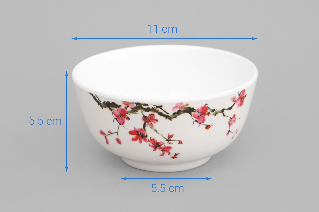 [HCM]Chén cơm nhựa Melamine 11 cm VinhML082