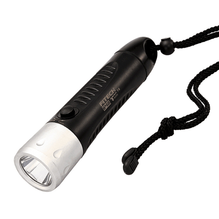 Đèn Pin Lặn Chuyên Nghiệp Fitech F8 Chống Nước Chuẩn IP68 Lặn Sâu 100m - Hàng Chính Hãng