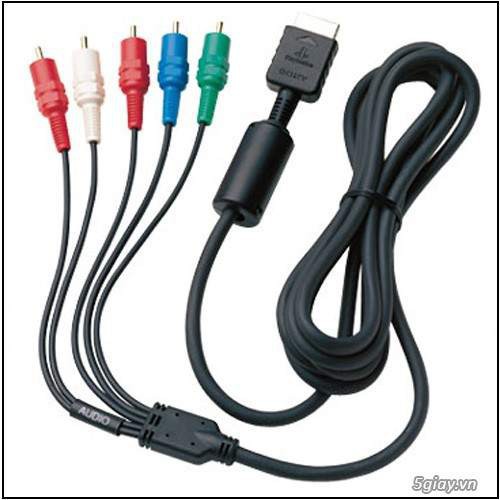 [HCM]Dây Component 5 Đầu Cao Cấp cho máy PS2 PS3 xuất hình ảnh Full HD