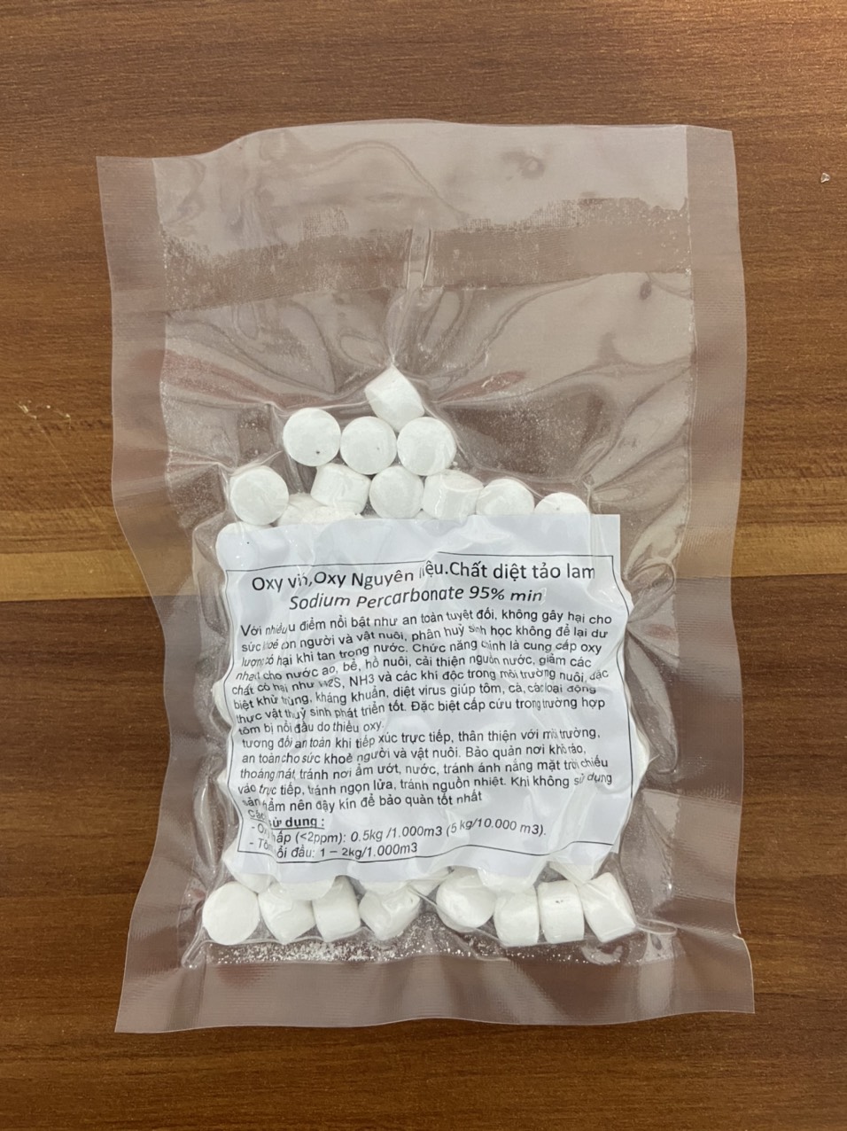Oxy Viên Nén cho tôm cá(500gram)