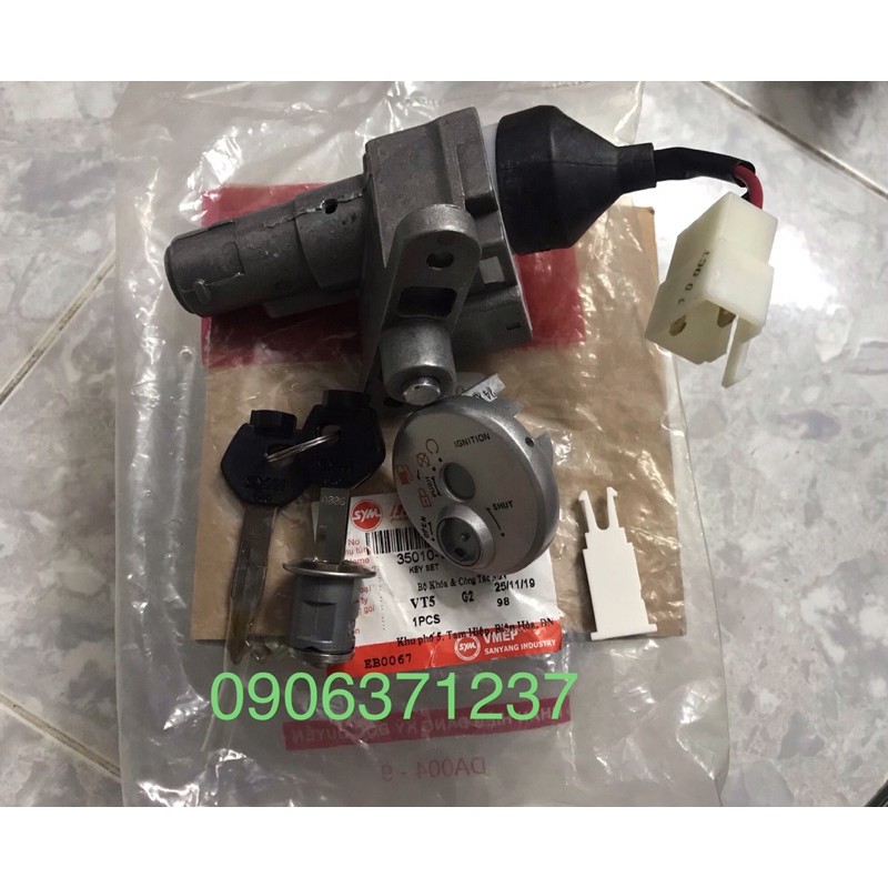 [HCM]Bộ ổ khoá xe Attila Elizabeth xăng cơ hãng SYM
