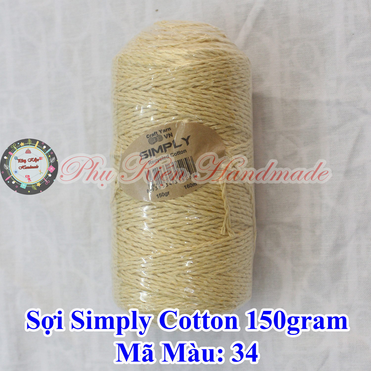 Sợi simply cotton 150 gr