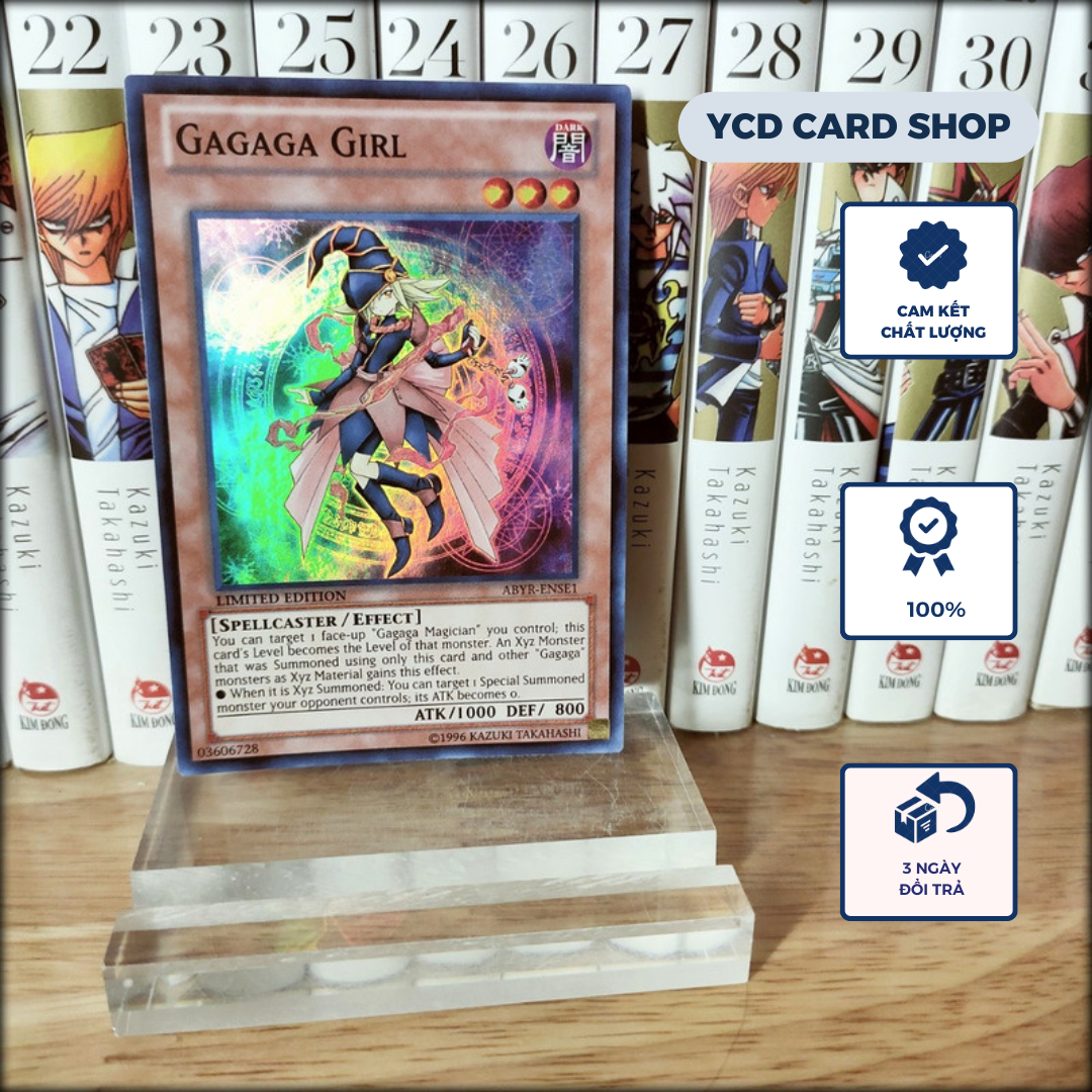 [YCDcardgame] Thẻ bài Yugioh chính hãng Gagaga Girl  (Super Rare)