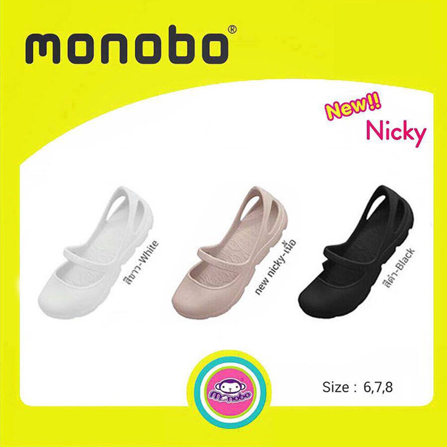 Giày thái nhập khẩu giày nhựa đúc đi mưa siêu nhẹ monobo - nicky