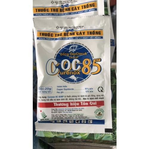 Hộp 10 gói Coc 85 trừ nấm khuẩn cây trồng