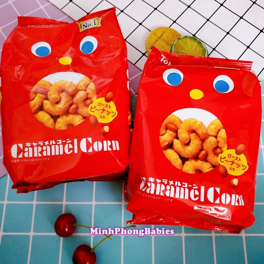 Bánh Bắp Caramel Tohato kèm đậu