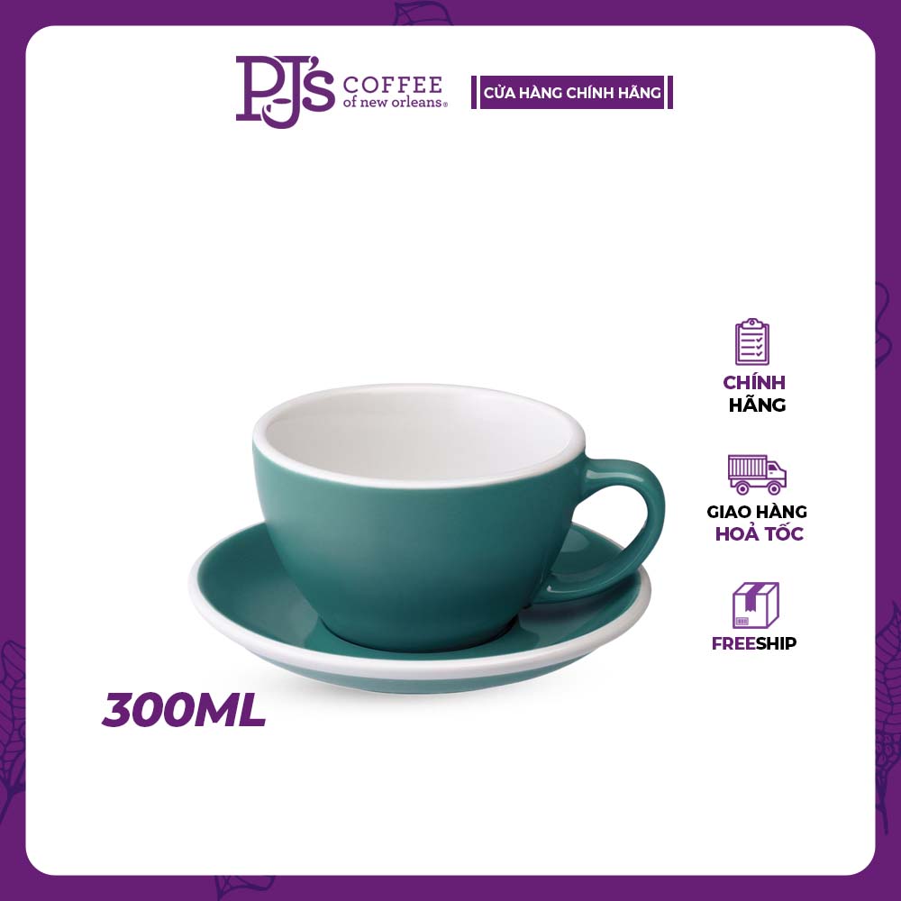 Ly Egg Loveramics Café Latte Cup & Saucer - 300ml