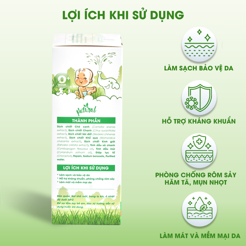 [TẶNG 1 KHĂN SỮA]Nước tắm thảo dược Elemis loại 500ml- Xả hàng