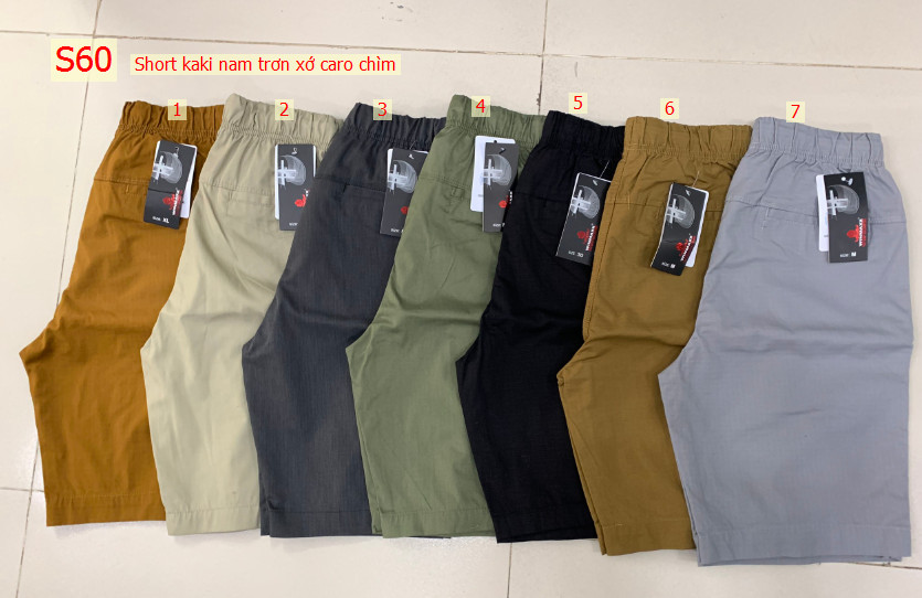 Quần Short Kaki Caro Chìm S60 - Winmaxx