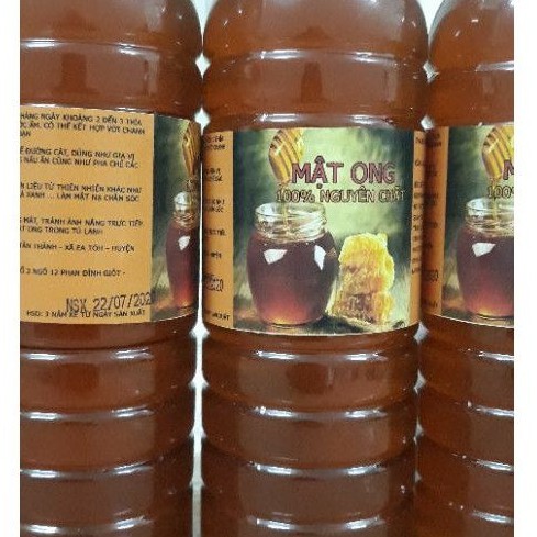 1 lít mật ong rừng nguyên chất