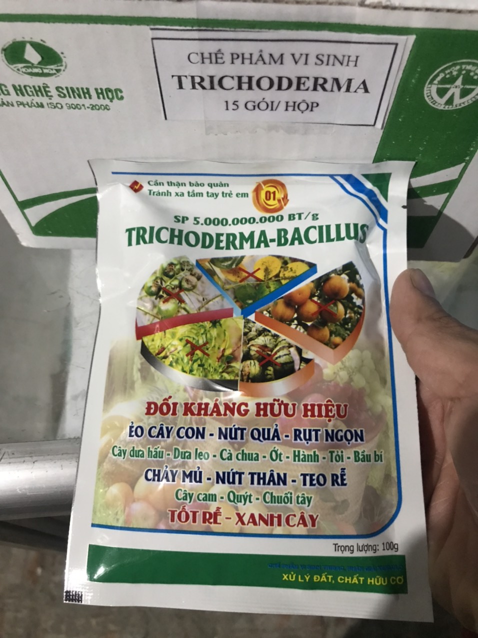 Trichoderma - Bacillus Mushroom (Wholesale 1 Box of 15 Packs)
