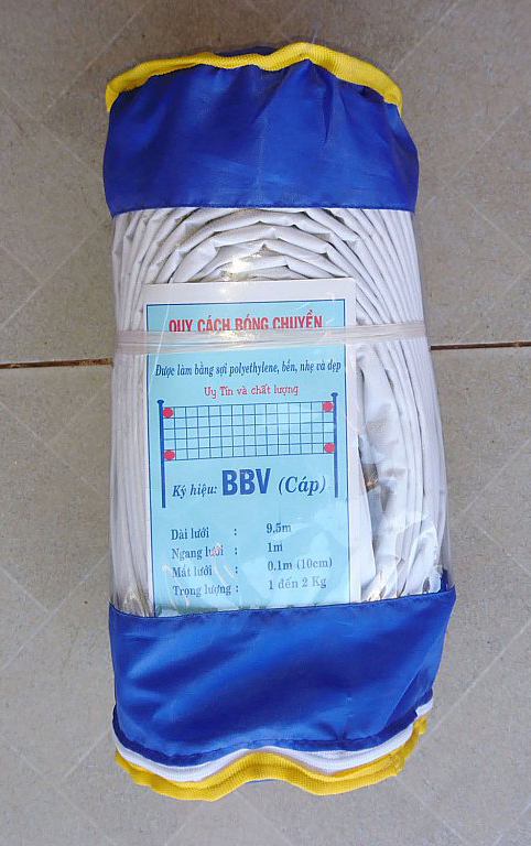 Lưới Bóng Chuyền Sợi Cước Cáp Thép BBV