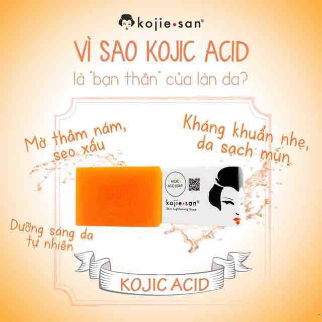 Xà phòng trị mụn sáng da Kojiesan