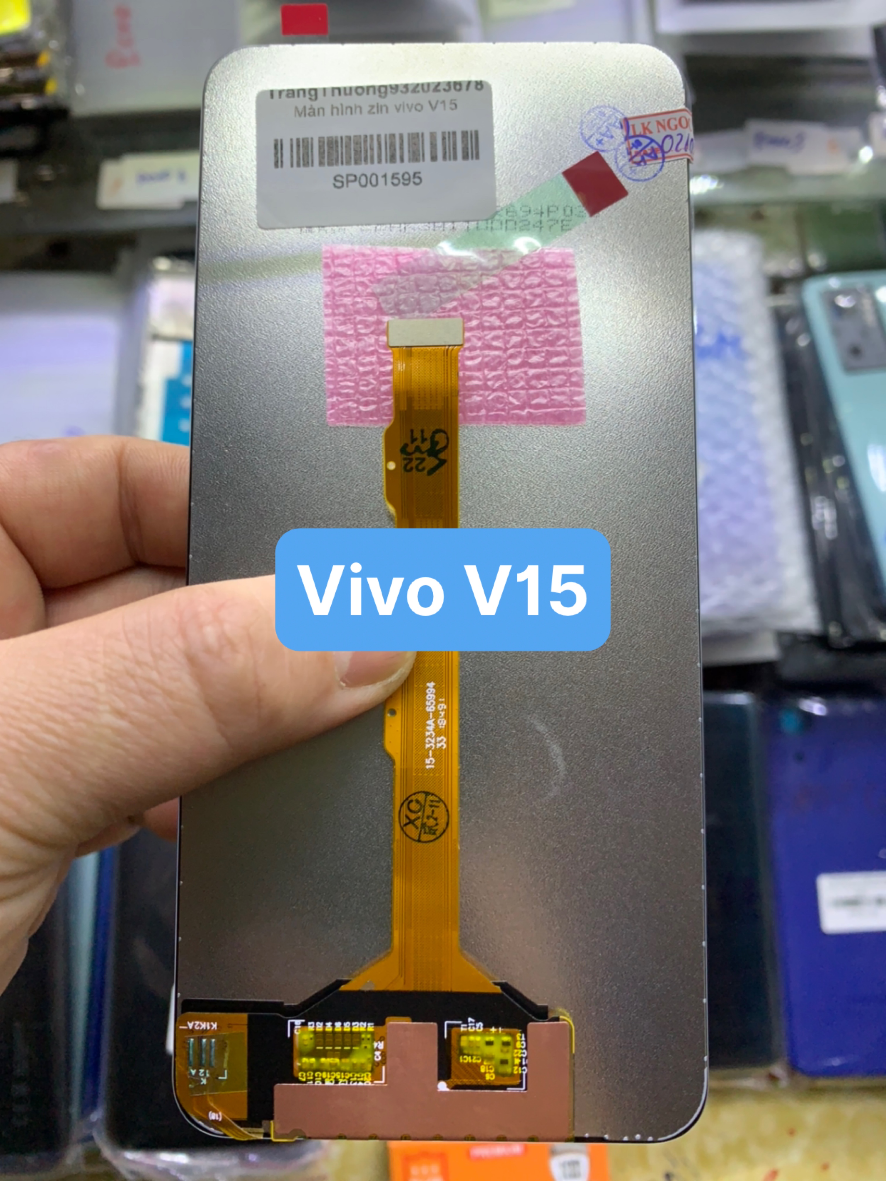 Màn hình zin vivo V15, hàng đã test ok ( tặng kèm 1 tuýp keo )
