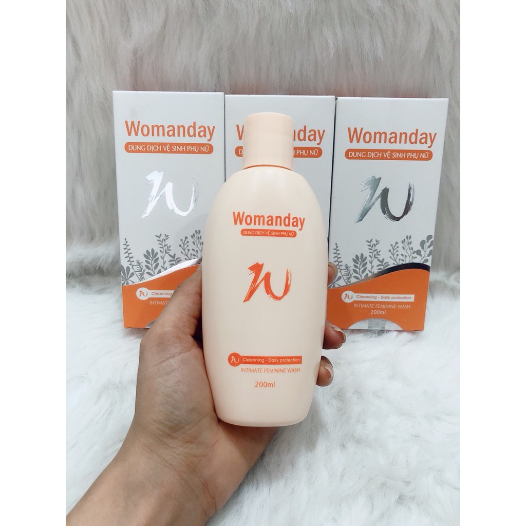 Combo 3 Bottles of Womanday Feminine Hygiene Solution 200Ml/Bottle