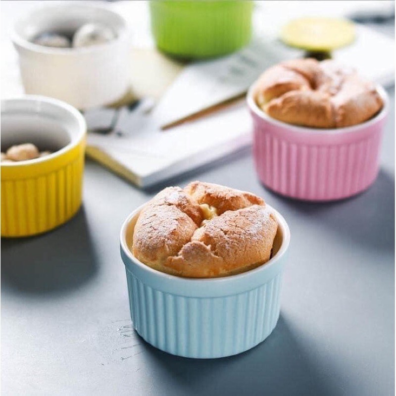 Cốc Làm Caramen - Ramekin bằng sứ