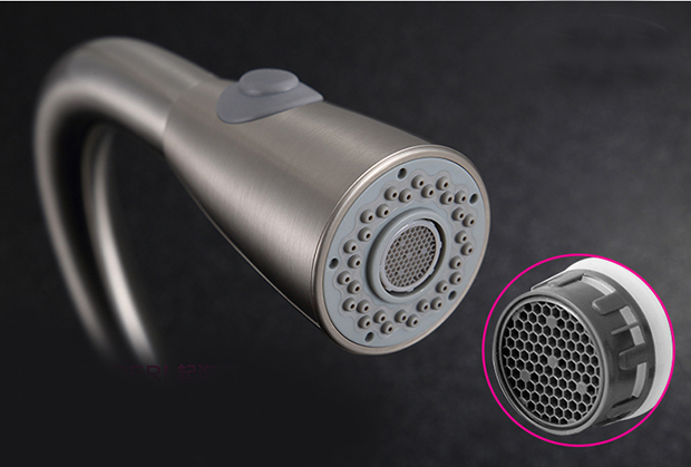VÒI RỬA CHÉN ĐẦU RÚT NL INOX 304 MỞ LANKA